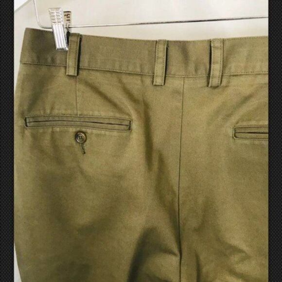Nordstrom Khaki Pleated Dress Pants Slacks Mens Y - Picture 2 of 5
